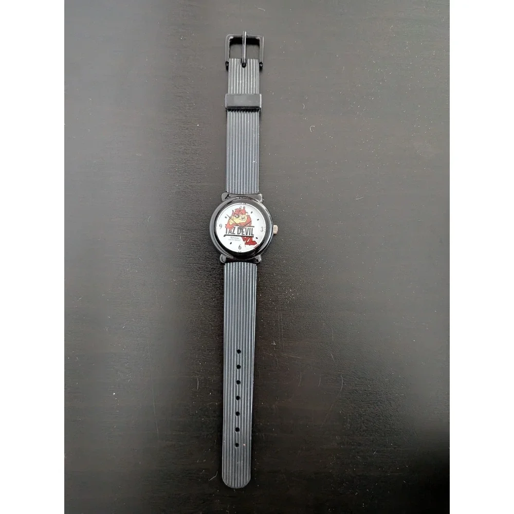 Vintage Taz Devil Tasmanian Devil‎ Looney Tunes Watch Armitron 1998 Black